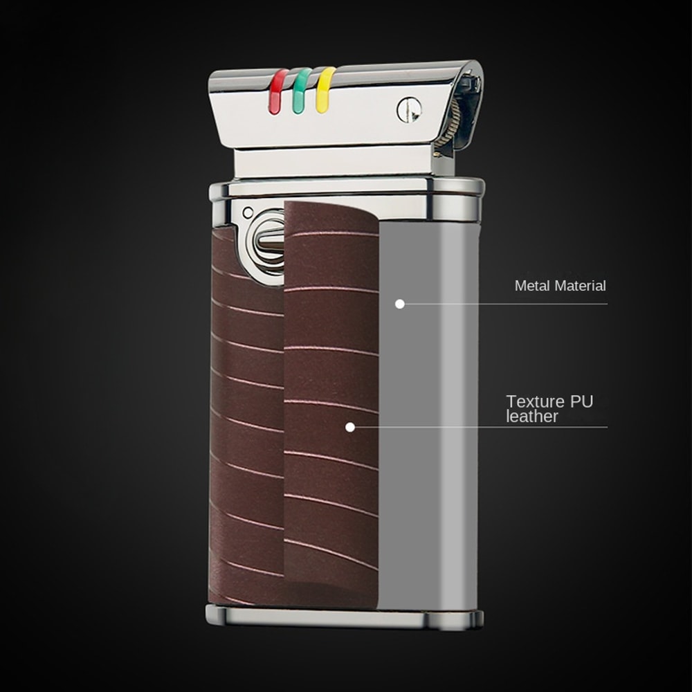 HONEST Retro Kerosene Lighter Metal Rocker Gift Lighter 2