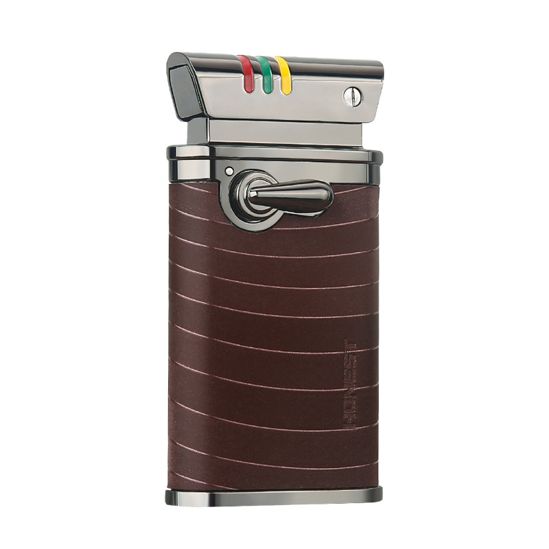 HONEST Retro Kerosene Lighter Metal Rocker Gift Lighter 4