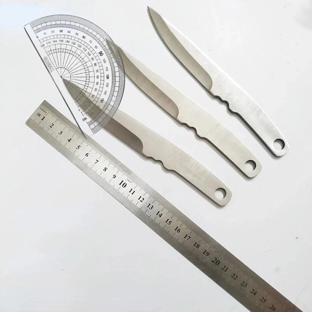 Non Sharpened Fixed Blade Training Knife Set 0