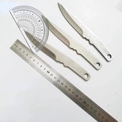 non sharpened fixed blade training knife set