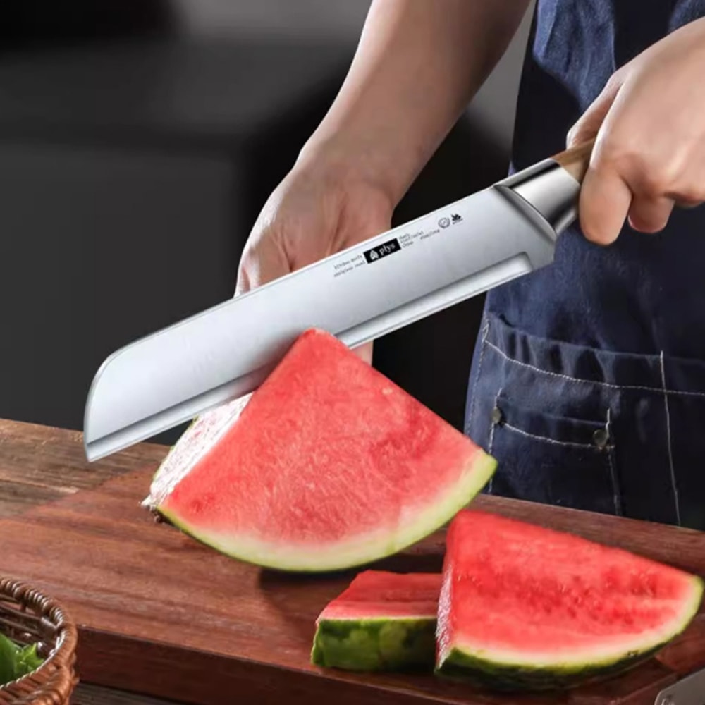 Long Watermelon Knife Stainless Steel Melon Slicer For Fast Fruit Cutting 5
