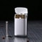 Cigarette Case With Lighter USB Rechargeable Windproof Flameless Holder 9