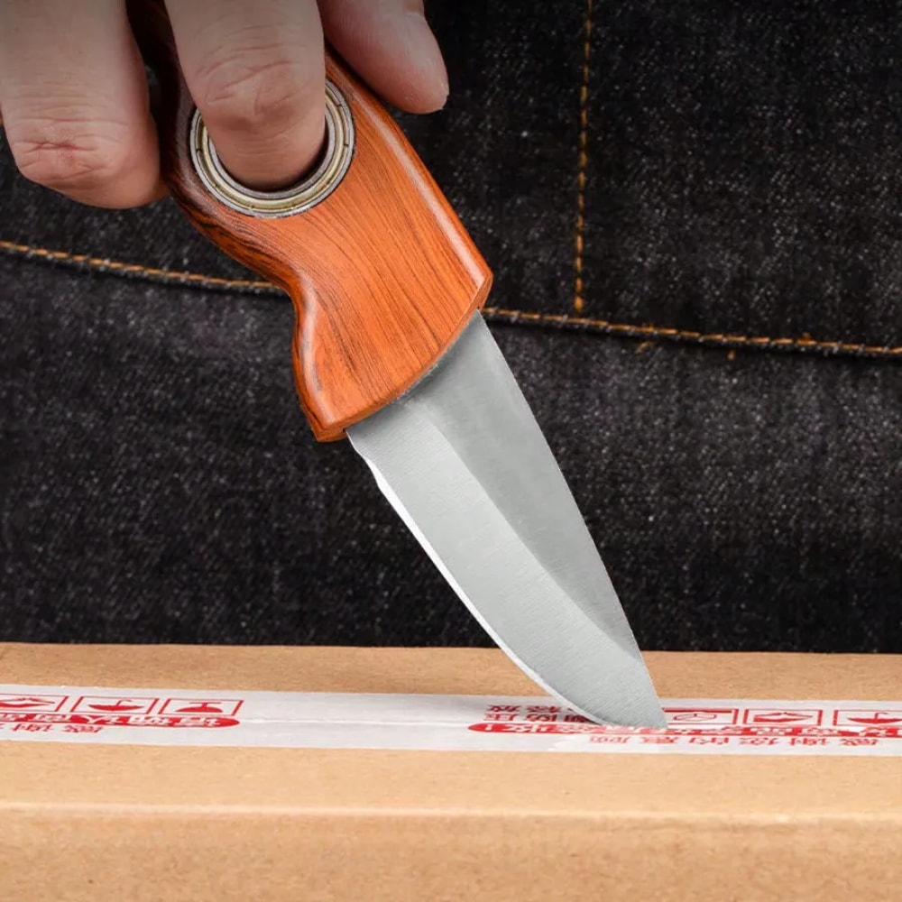 Rotating Mini Pocket Knife for EDC and Outdoor Use
