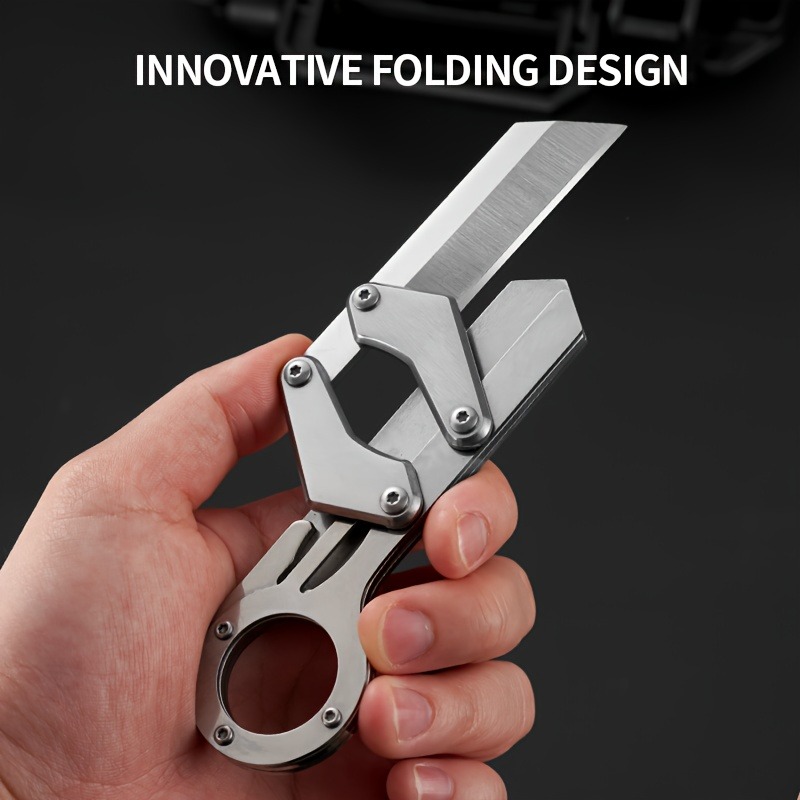 Outdoor Folding Utility Knife With Stainless Steel Blade 2