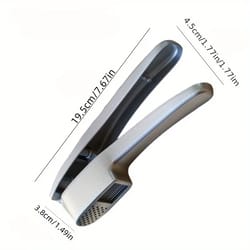 garlic press and slicer aluminum garlic mincer tool