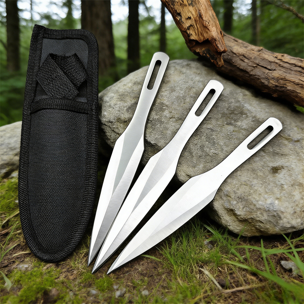 Stainless Steel Training Knife Dull Edge Pocket Trainer 5