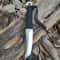 Fixed Blade Outdoor Utility Knife with Sheath and Lanyard