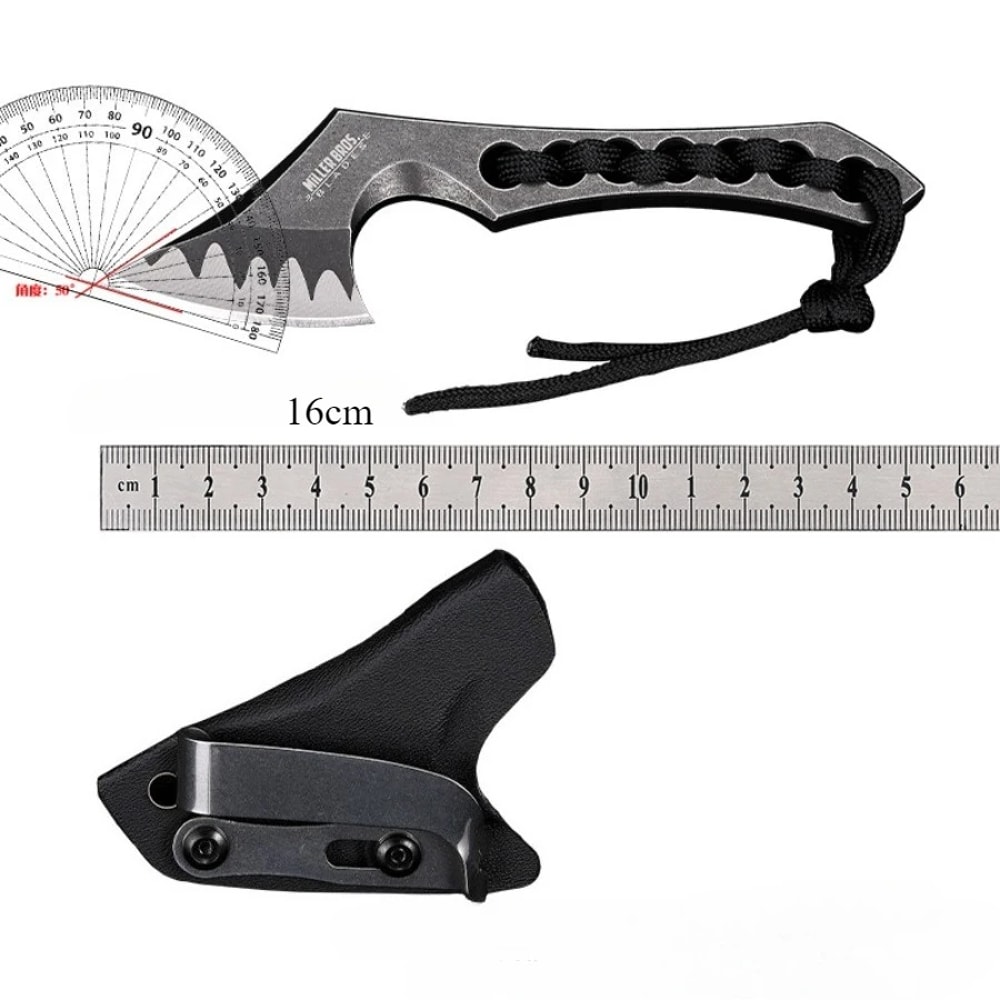 Compact Steel Outdoor Hatchet For Camping And Emergency Rope Cutting 1