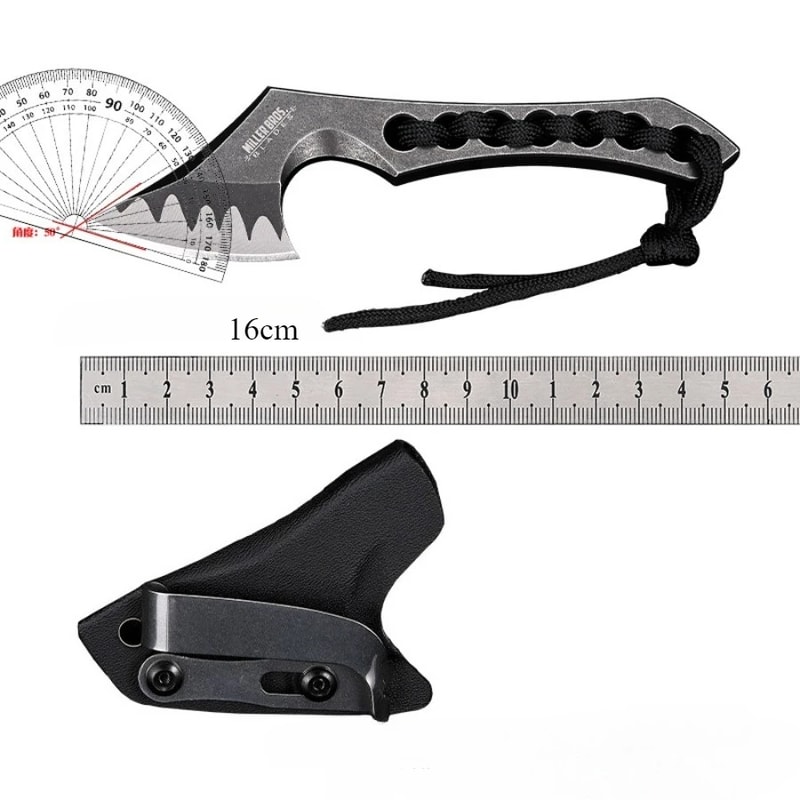 Compact Steel Outdoor Hatchet For Camping And Emergency Rope Cutting 1