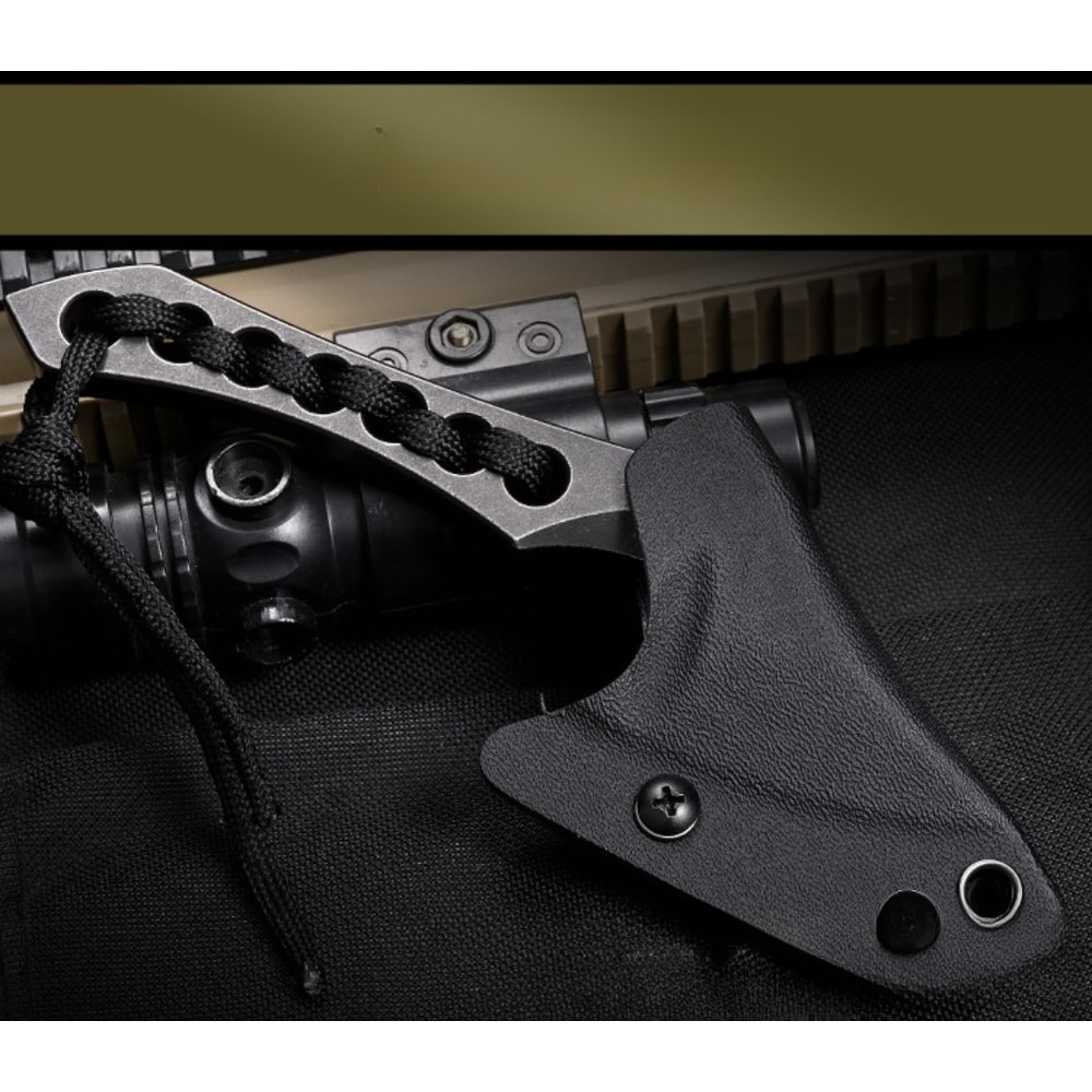 Compact Steel Outdoor Hatchet For Camping And Emergency Rope Cutting 5