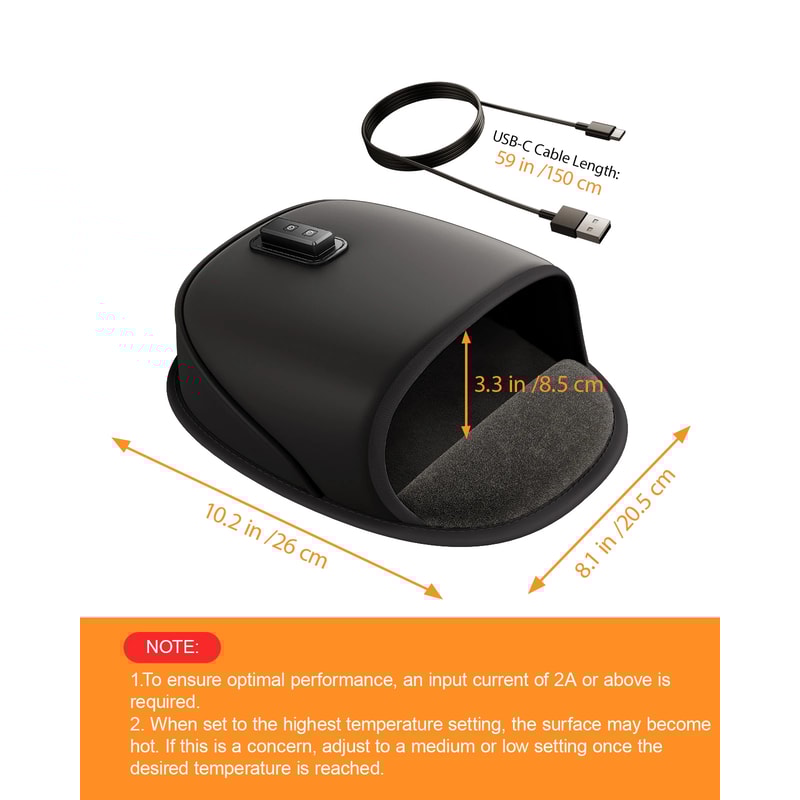 USB Heated Mouse Pad Hand Warmer For Office And Home 4