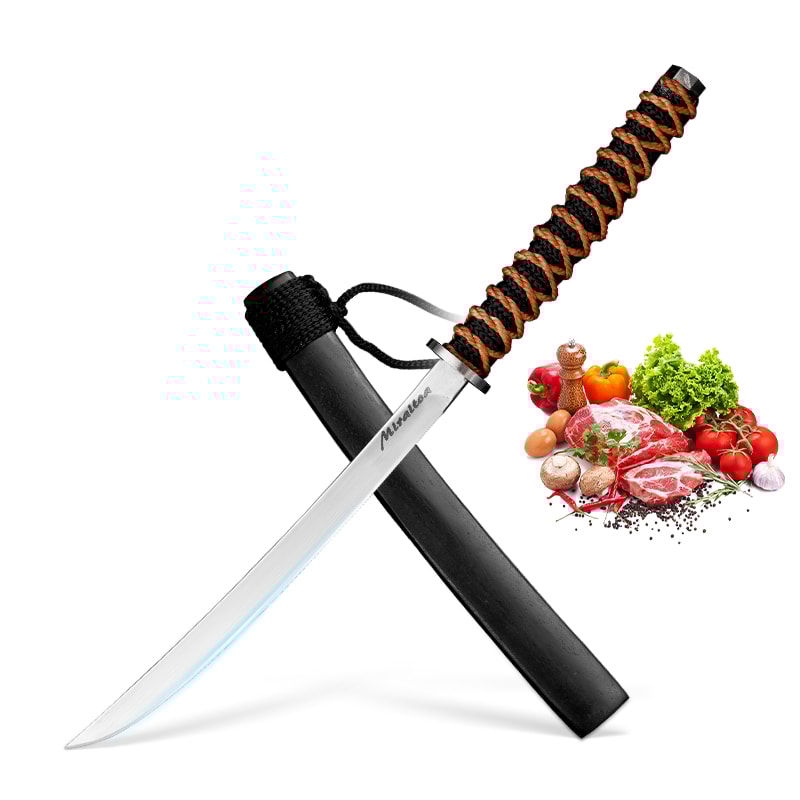 Mini Samurai Knife Fixed Blade EDC Katana Letter Opener Gift 1