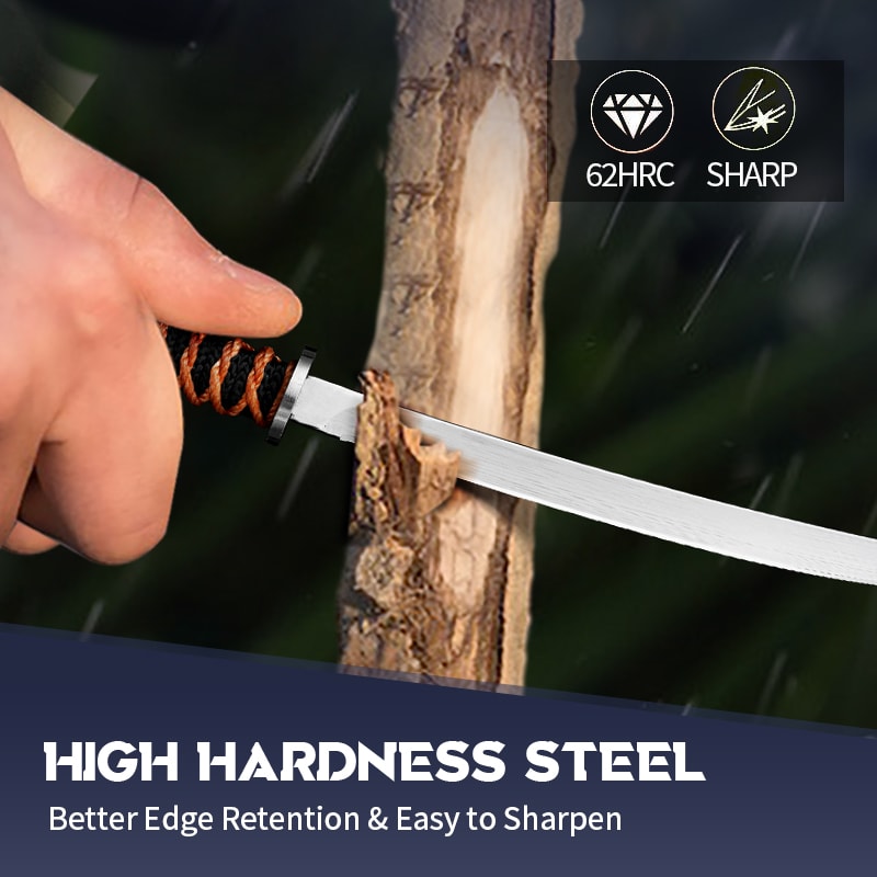 Mini Samurai Knife Fixed Blade EDC Katana Letter Opener Gift 4