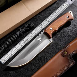 outdoor fixed blade knife with sheath