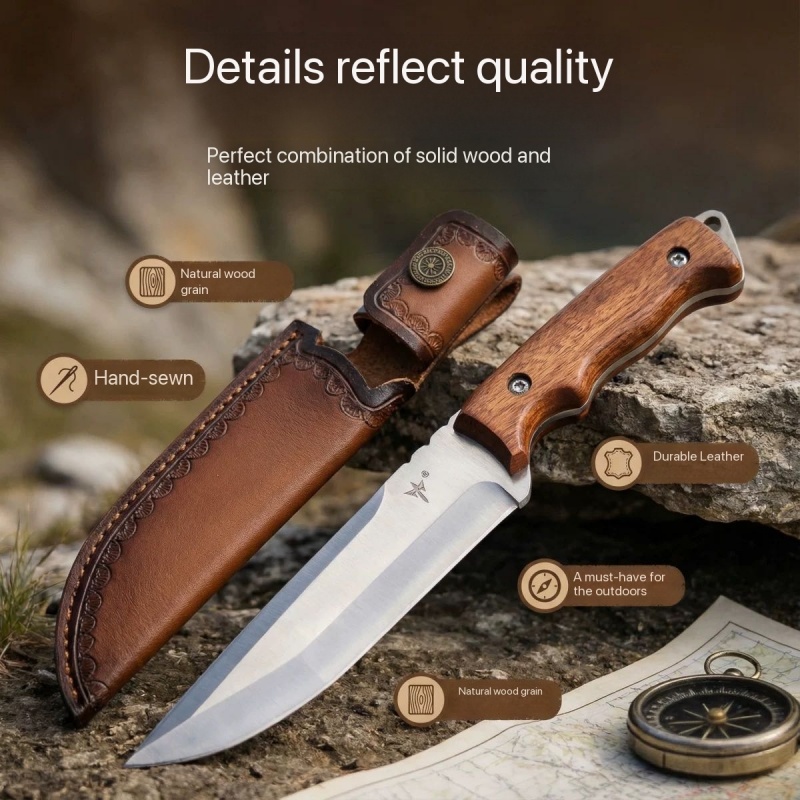 Outdoor Fixed Blade Knife with Sheath