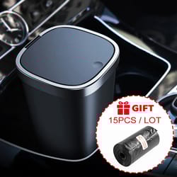 car trash can compact car garbage bin interior organizer