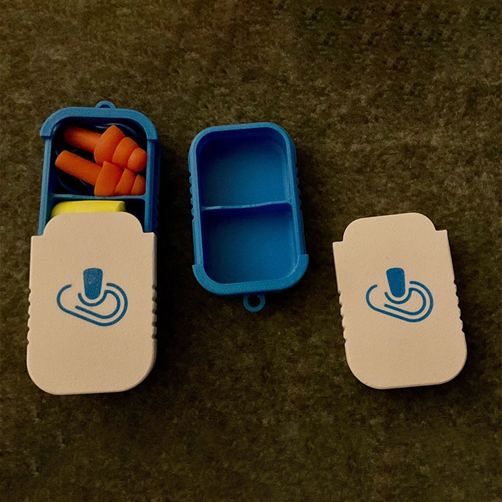 Portable Earplug Case Keychain Mini Pill Holder For Jewelry And Small Essentials 3