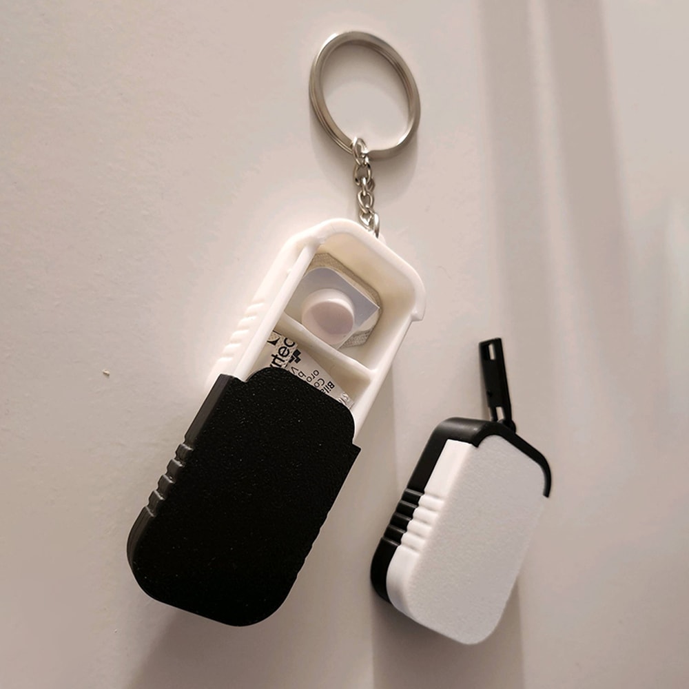Portable Earplug Case Keychain Mini Pill Holder For Jewelry And Small Essentials 4