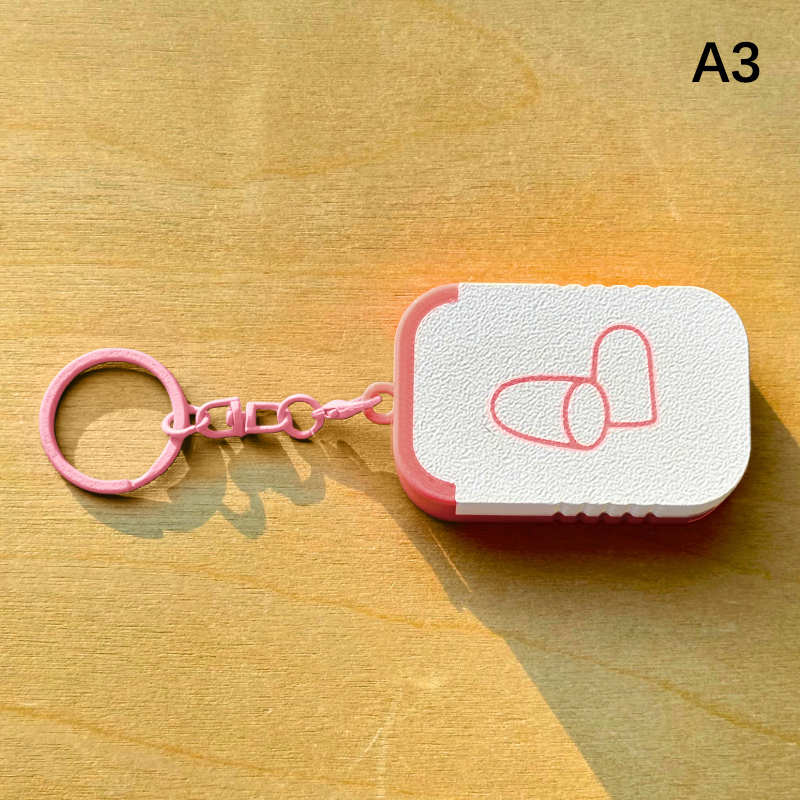 Portable Earplug Case Keychain Mini Pill Holder For Jewelry And Small Essentials 8