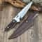Fox Edge Style Fixed Blade Knife With Wood Handle And Nylon Sheath 1