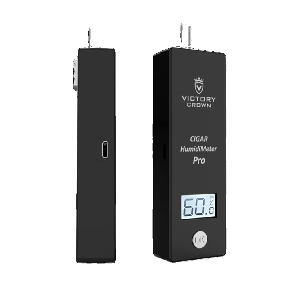 Portable Cigar Hygrometer LCD Tobacco Moisture Meter For Humidor Accuracy 4