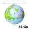 Kids Inflatable Globe Geography Toy Educational Beach Ball World Map 2