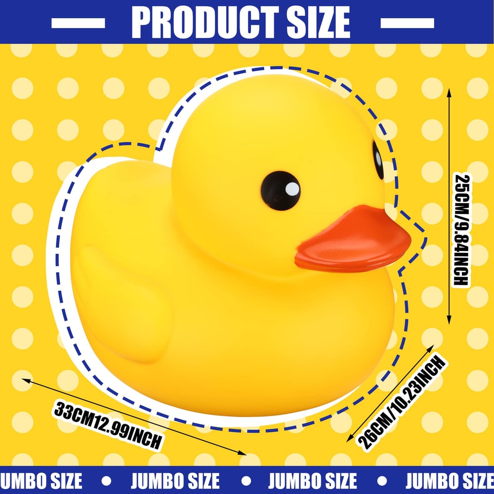 Giant Rubber Duck for Gender Reveal and Baby Shower Fun