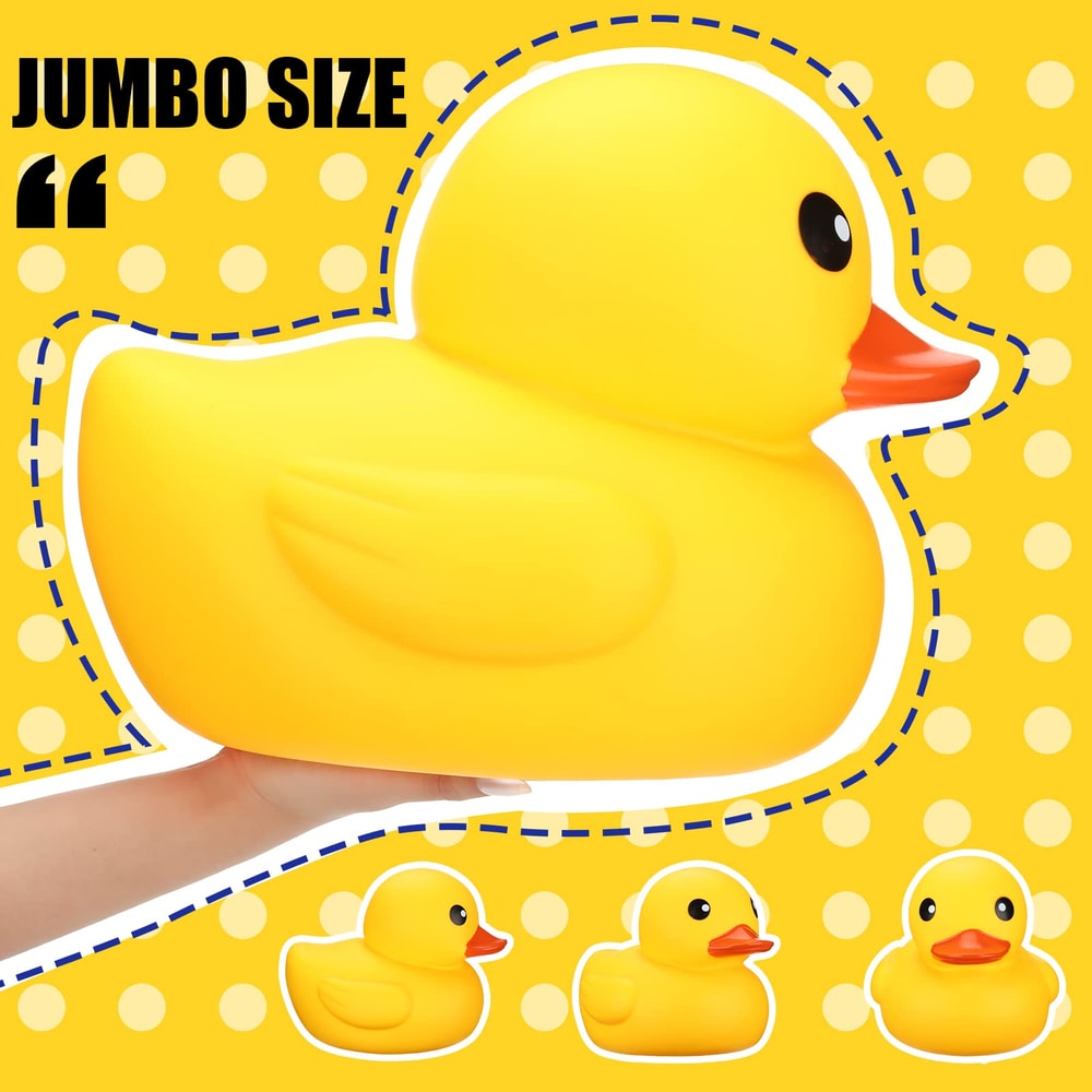 Giant Rubber Duck for Gender Reveal and Baby Shower Fun