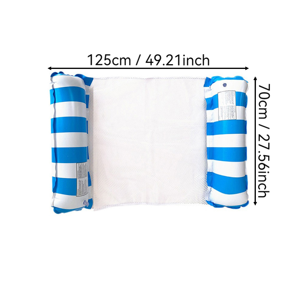 Inflatable Water Hammock Pool Float for Adults Foldable Summer Lounger