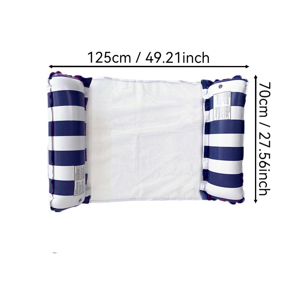 Inflatable Water Hammock Pool Float for Adults Foldable Summer Lounger