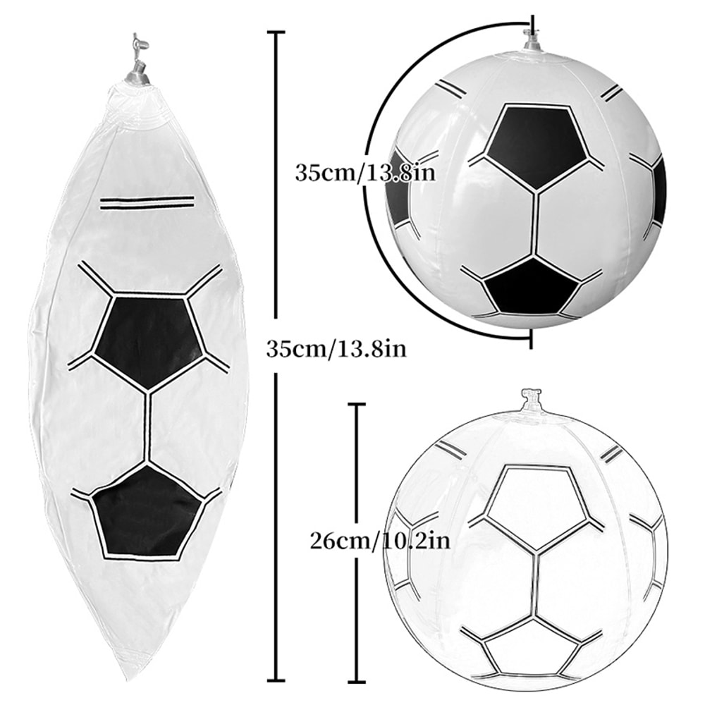 Inflatable Soccer Beach Ball For Kids Pool Parties And Summer Play 1