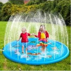 dolphin splash pad for kids outdoor sprinkler play mat
