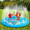 Dolphin Splash Pad for Kids Outdoor Sprinkler Play Mat