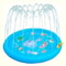 Dolphin Splash Pad for Kids Outdoor Sprinkler Play Mat