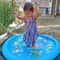 Dolphin Splash Pad for Kids Outdoor Sprinkler Play Mat
