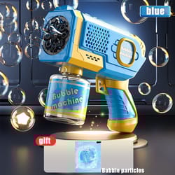 galaxy glow automatic bubble gun for kids light up bubble blaster toy