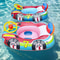 Kids Car Pool Float With Canopy And Steering Wheel For Toddlers 4