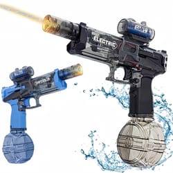 flame light electric water gun for kids automatic led water blaster summer pool toy