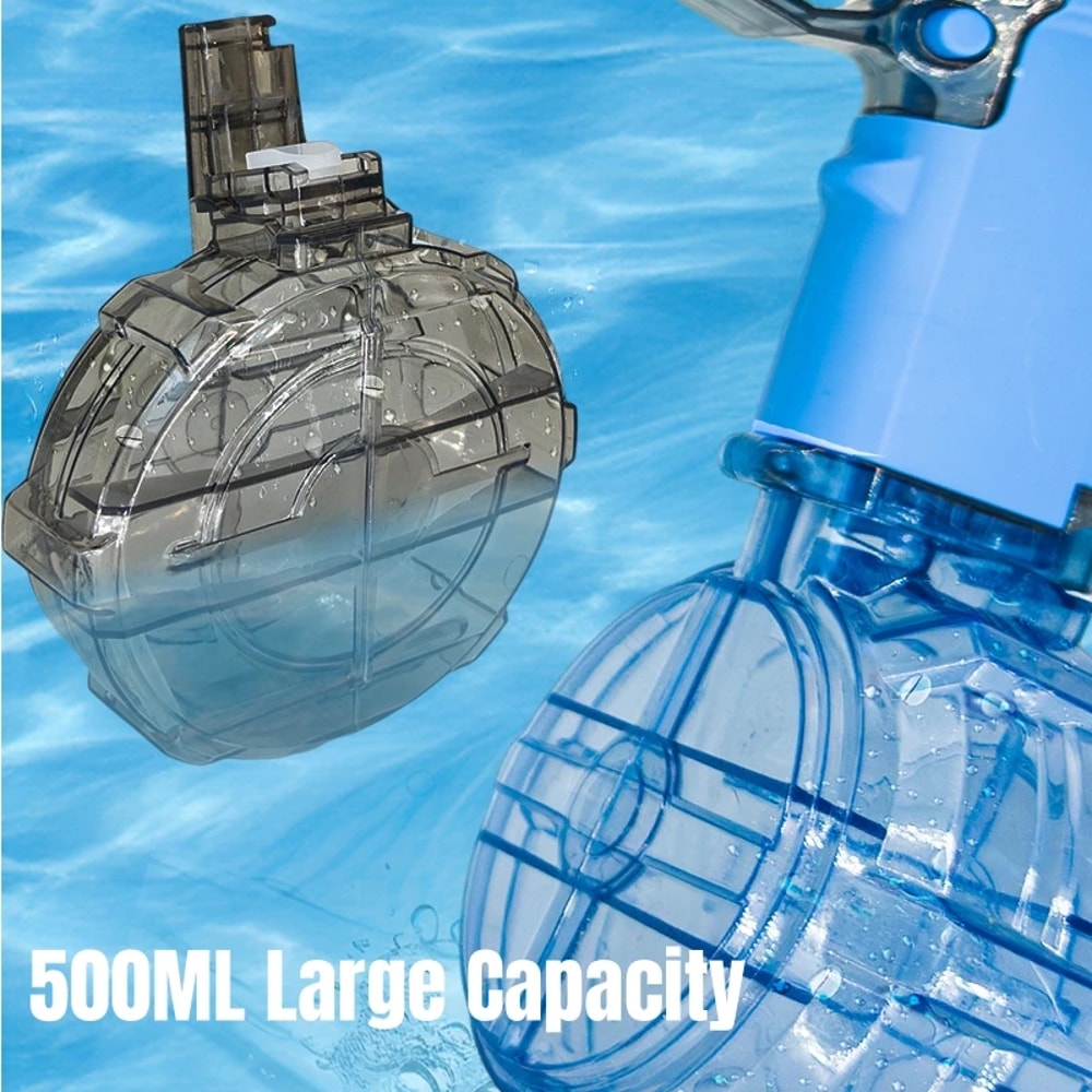 Flame Light Electric Water Gun For Kids Automatic LED Water Blaster Summer Pool Toy 4