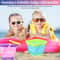 Collapsible Beach Bucket Set For Kids Pack Silicone Sand Buckets 1