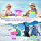 Collapsible Beach Bucket Set For Kids Pack Silicone Sand Buckets 4