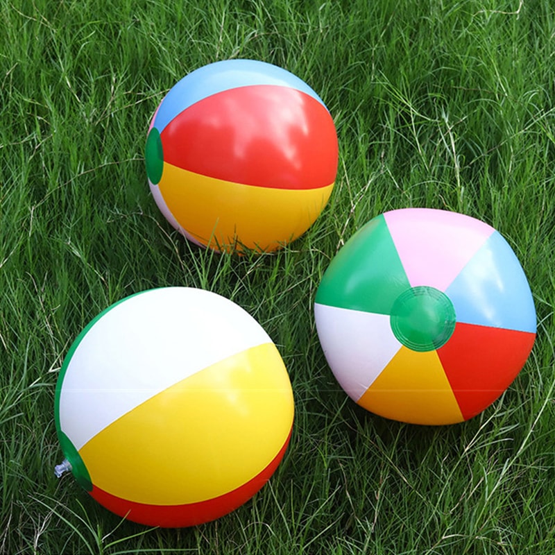 Colorful Inflatable Beach Ball for Kids Pool Party and Summer Water Play