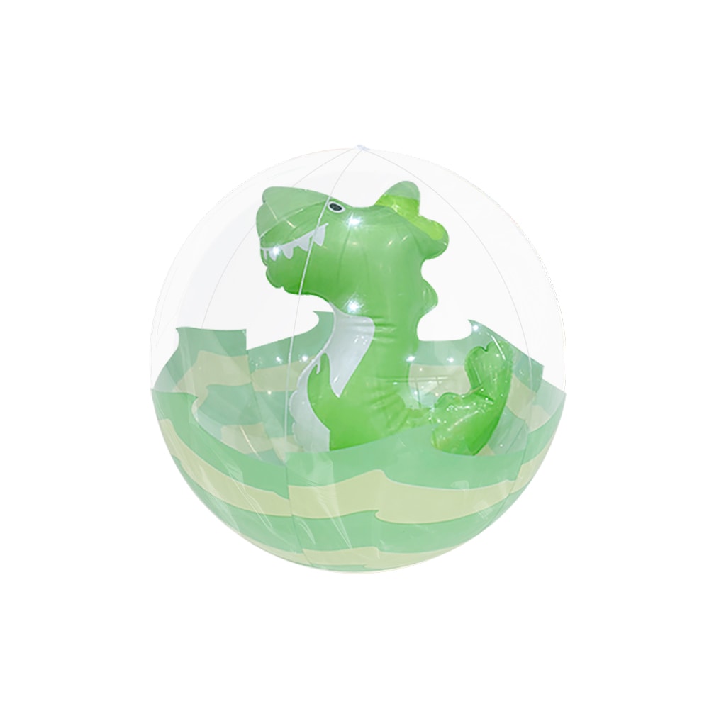 Dinosaur Beach Ball Inflatable PVC Pool Party Ball for Kids and Beach Fun