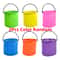 Collapsible Beach Bucket For Kids Foldable Sand Bucket Portable Beach Toy 5