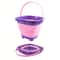 Collapsible Bucket 6763 Oz Silicone Sand Bucket Portable For Beach Camping Durable Plastic Foldabl 0