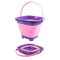 Collapsible Bucket 6763 Oz Silicone Sand Bucket Portable For Beach Camping Durable Plastic Foldabl 0