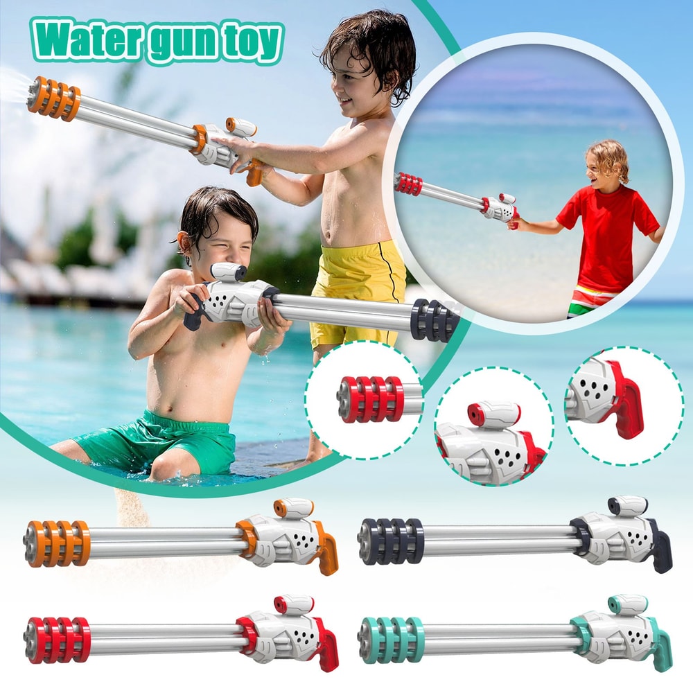 Pull Action Water Gun for Kids Beach and Pool Summer Toy