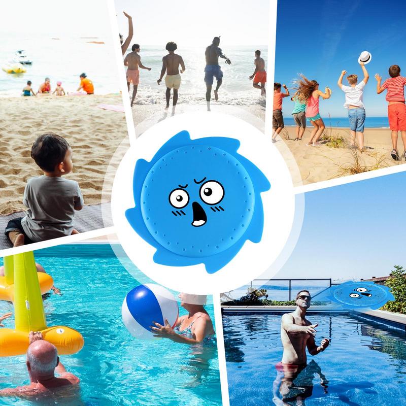 Soft Silicone Water Flying Disc for Kids Pool and Beach Splash Play