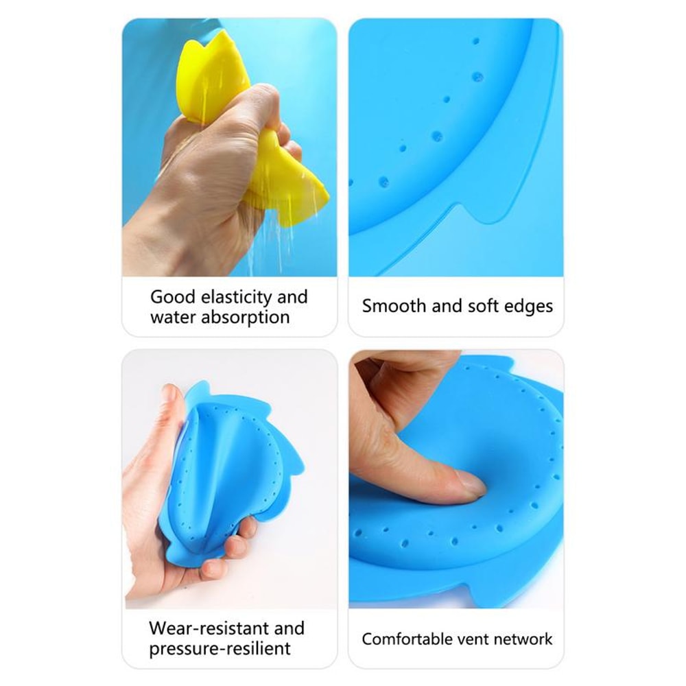 Soft Silicone Water Flying Disc for Kids Pool and Beach Splash Play