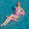 Water Hammock Pool Float Foldable Inflatable Pool Lounger For Adults 0
